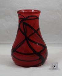 Vase #3 - Red & Black 202//247